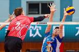 北汽男排主场直落3局胜上海男排 扳平总比分