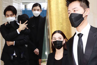 赌王举殡何猷君抱长孙现身 何超莲盯窦骁眼神超甜