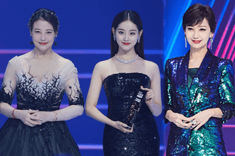 赵雅芝周海媚祝绪丹同框 三代周芷若谁更美？