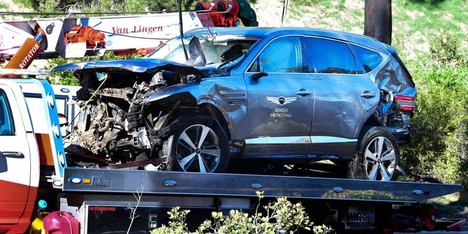 老虎伍兹遭遇严重车祸